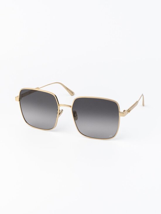Dior Women Sunglasses Gold Grey Gradient Square Oversized DIORCANNAGE S1U B0A1 main image 9